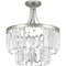 Progress Lighting Glimmer Collection Three-Light 19" Semi-Flush Convertible P2326-134 - alternate 1